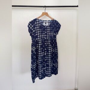 Blue Kiele Babydoll Dress